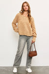 Reagan Chunky Sweater Top