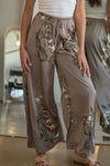 Alina Satin Flowy Pants