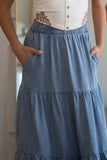 Amanda Tencel Tiered Skirt