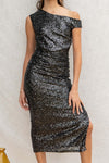 Ashley Off Shoulder Sequins Dress