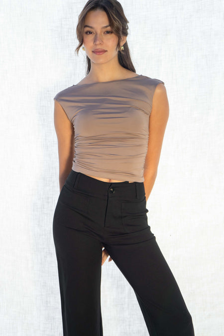 Ashley Square Low Back Top