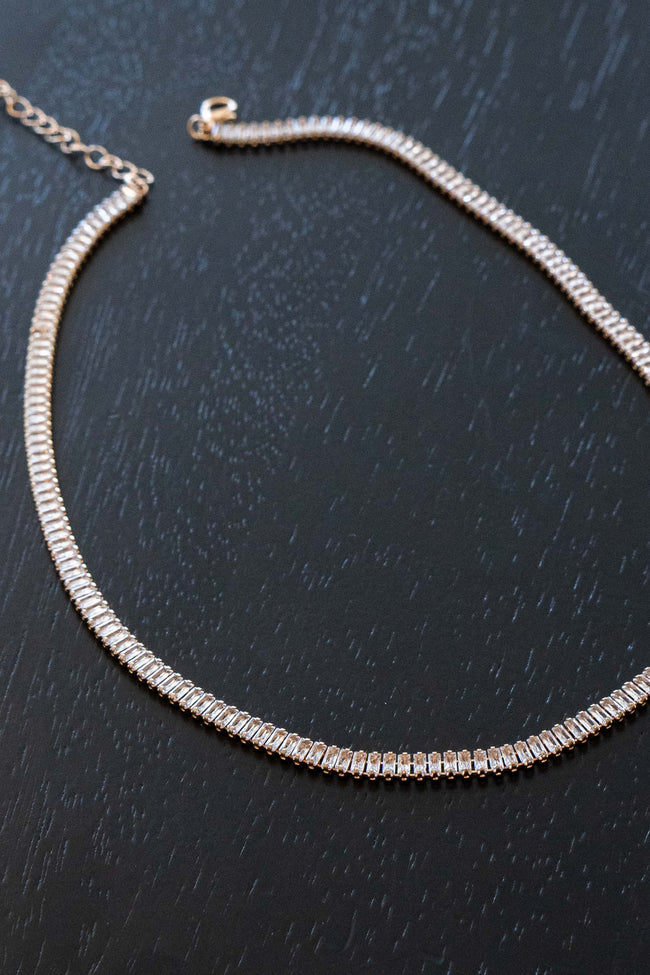 Baguette Chain Necklace