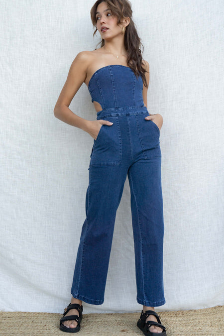 Bella Denim Jumpsuit