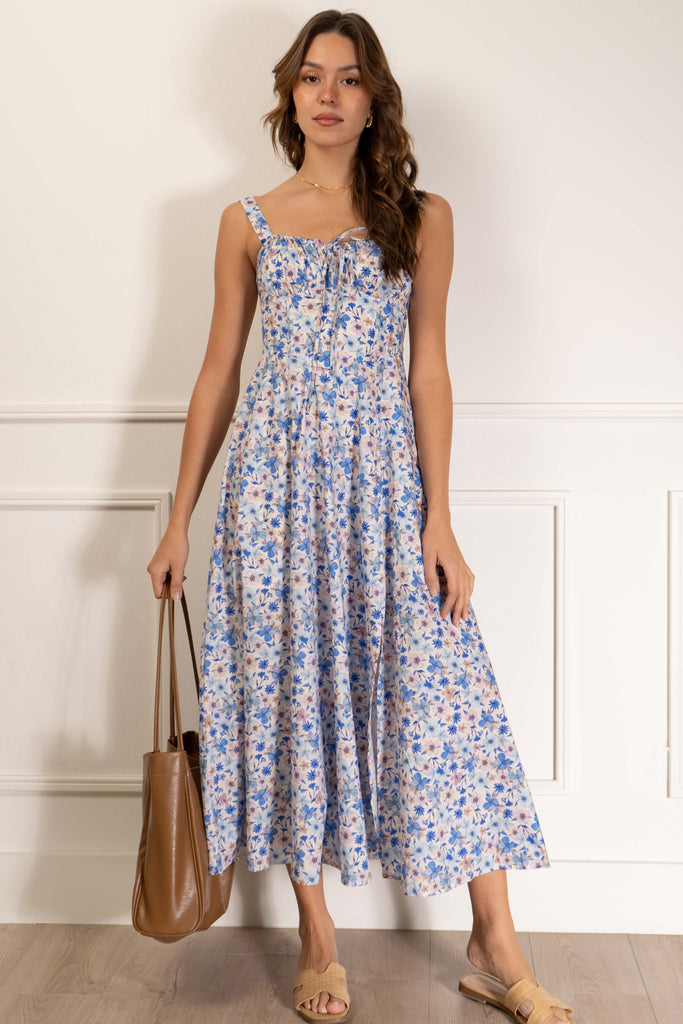 Blaire Floral Bustier Dress