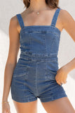 Danna Denim Romper