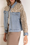 Demi Quilted Paisley Denim Jacket