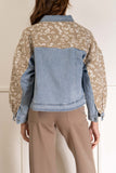 Demi Quilted Paisley Denim Jacket