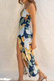 Emery Floral Slit Dress