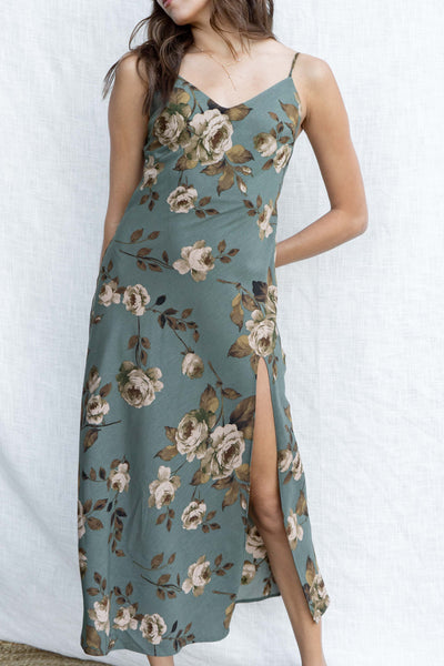 Hannah Floral Midi Dress