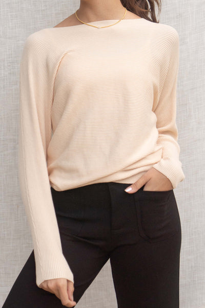 Isabel Boat Neck Knit Top