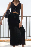 Italy Knit Maxi Skirt