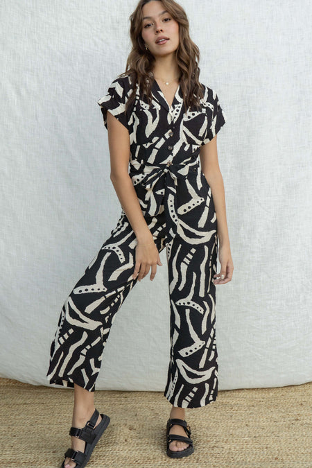 Jackie Printed Jumpsuit