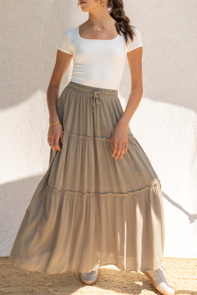 Jennifer Gauze Maxi Skirt