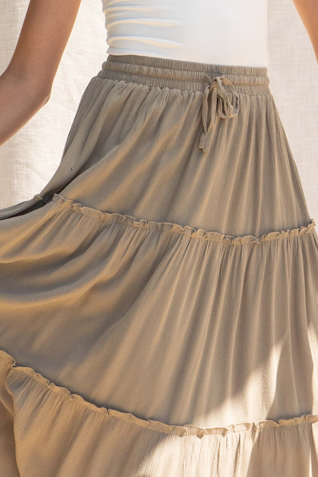 Jennifer Gauze Maxi Skirt