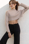 Kaila Ribbed Crop Sweater