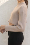 Kaila Ribbed Crop Sweater