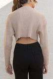 Kaila Ribbed Crop Sweater