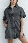 Khloe Denim Shirt Dress