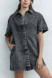 Khloe Denim Shirt Dress