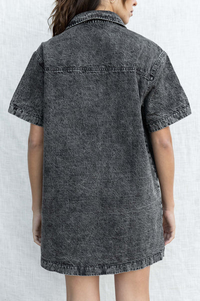 Khloe Denim Shirt Dress