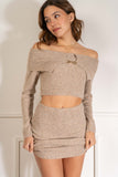 Lisa Off Shoulder Skirt Set