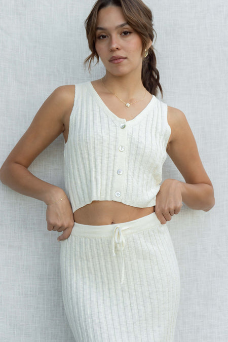 Macey Ribbed Knit Top