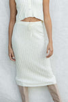 Macey Ribbed Midi Skirt