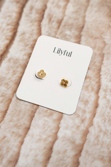 Mini Clover Stud Earrings