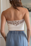 Montana Embroidered Bustier Top