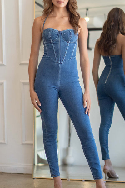 Nayelli Denim Jumpsuit