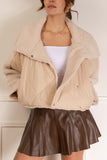 Olivia Quilted Fluffy Jacket