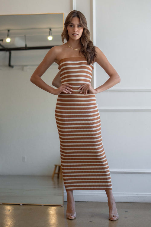 Paige Stripe Tube Dress