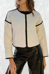 Quilted Contrast Jacket