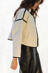 Quilted Contrast Jacket