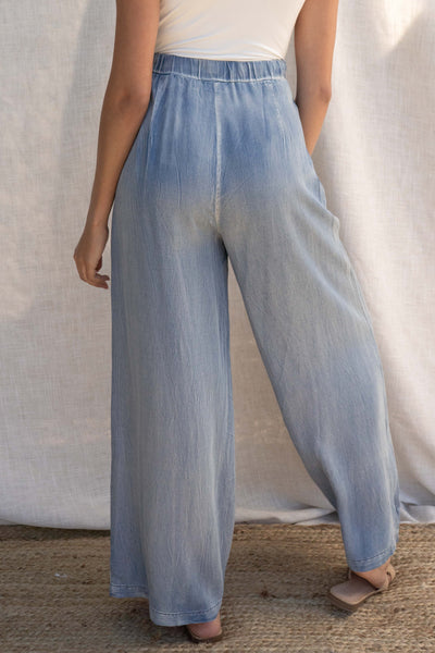 Rachel Washed Denim Pants