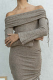 Sara Off Shoulder Sweater Dress