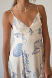 Seashell Open Back Dress