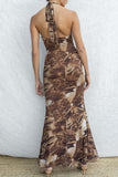 Sonia Plunge Maxi Dress