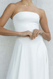 Strapless Asymmetrical Dress