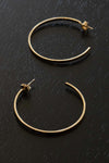 Thin Open Hoop Earrings