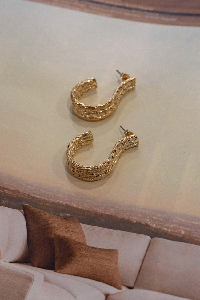 Triple Band Earrings